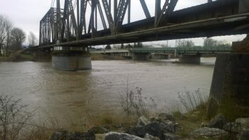 Nooksack River at Ferndale 2015-02-06