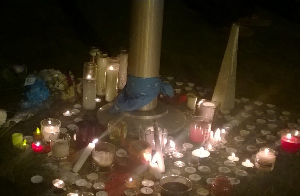 Memorial at FHS for Dante DeLeon