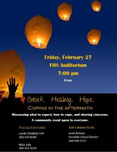 grief support gathering poster