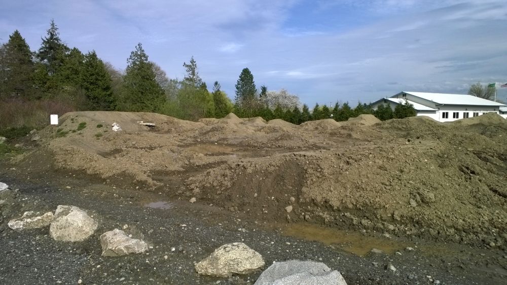 ferndale bmx bike park before recondition for 2015 season