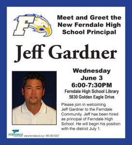 Meet and Greet for Ferndale High School Principal Jeff Gardner