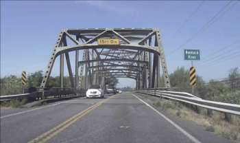 Slater Road at Nooksack River bridge (May 29, 2015). Photo: Whatcom News