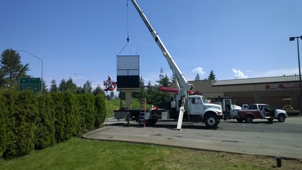 New sign for north sound center