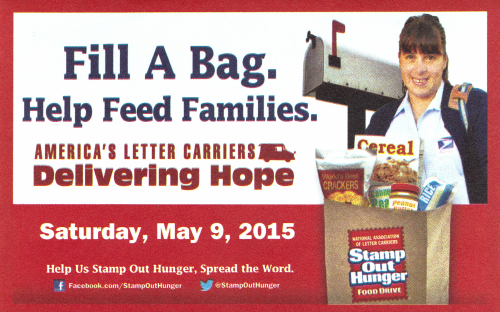 stamp out hunger mailer