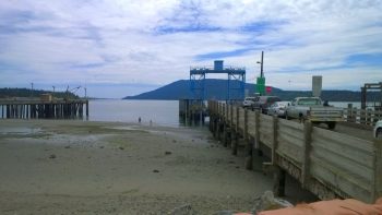 Gooseberry Point ferry dock (June 18, 2015). Photo: Whatcom News