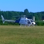 bpc helicopter at pioneer park 06-30-2015 for cub scouts day camp