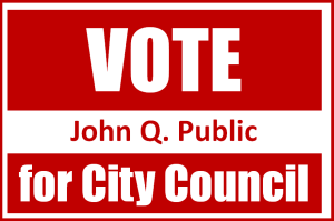 political yard sign 300x