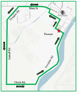 2016 left 5k course map