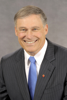 Jay Inslee official portrait washington state governor 2015