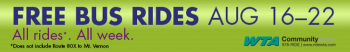 WTA - free bus rides august 2015 728x