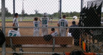 Whatcom Americans baseball team playing at Ferndale
