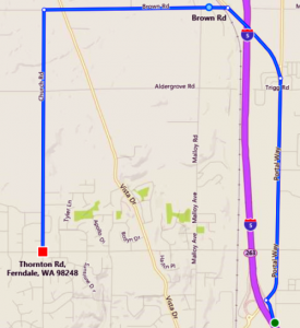 double-secret commute route map