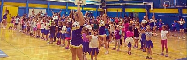 eaglettes mini cheer program practice
