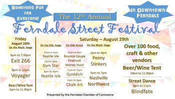 ferndale street festival info graphic II