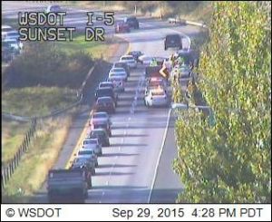 2015-09-29 I-5 accident dotcam