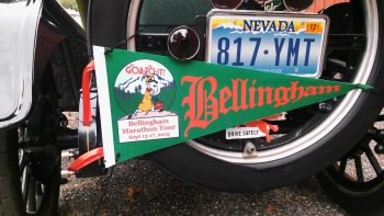 Horseless Carriage Club bellingham marathon tour 2015 stops in Ferndale pioneer park