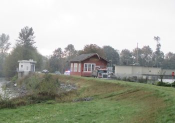 schoolhouse move from Alcoa to Bergsma parking lot - ferndale road cropped