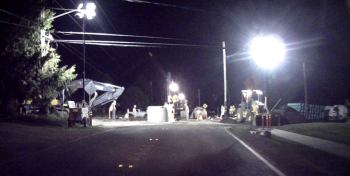 thornton sewer replacement nighttime lights 2015-10-17
