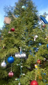 School district's community holiday tree decorations 2015-12-01