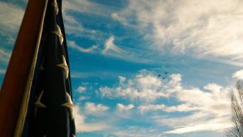 Missing man formation honoring Joe Moser