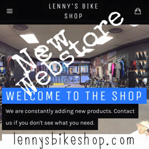 lennys bike shop new webstore ad 300x