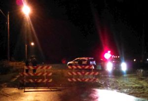 stolen vehicle cleared from RR tracks 2016-01-12 0600