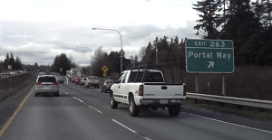 i-5 nb exit at Portal Way 2016-02-16 1620