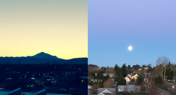 sunrise moonset mosaic