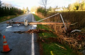 car vs pole downed pole harksell rd at dahlberg rd 2016-03-25 0800