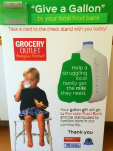 milk drive 2016 grocery outlet
