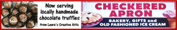 checkered apron - truffles 730x