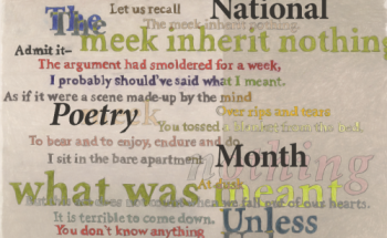 national poetry month poster