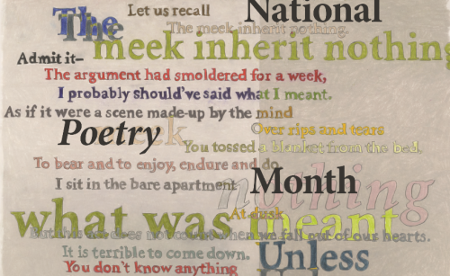 national poetry month poster