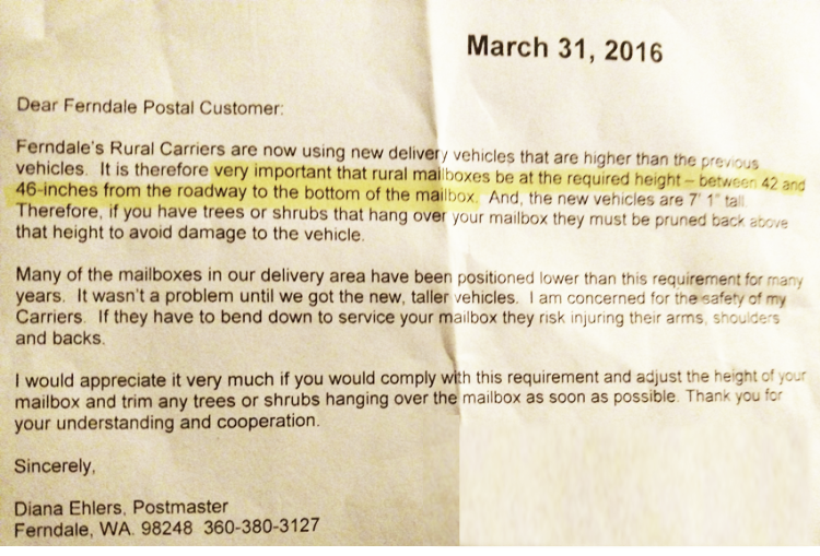 raise mailbox request note