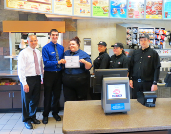 ferndale dairy queen staff with 2015 silver platter award - 2016-06-01