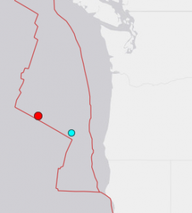 2 earthquakes off oregon coast 2016-07-05