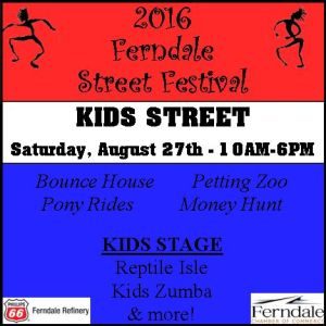 Ferndale Chamber - Street Festival Kids 300x