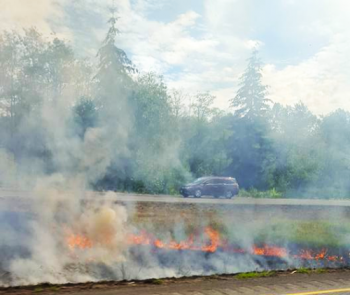i5 median fire near loomis trail road 2016-07-25 photo sharon holland