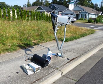 mailboxes run over on church rd