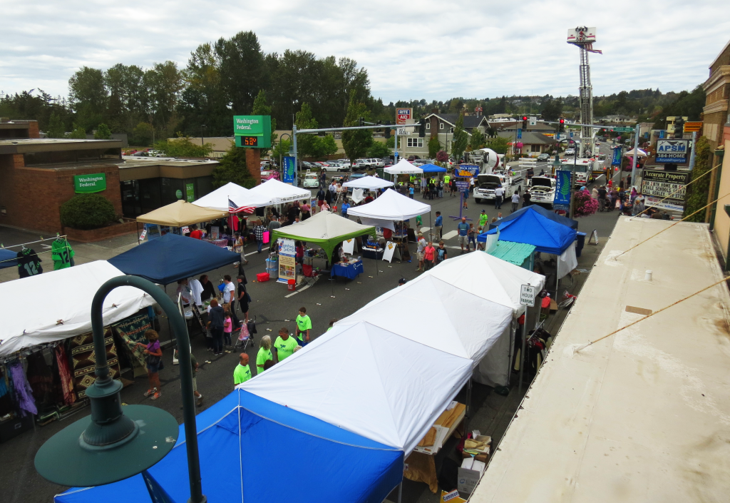 2016 Ferndale Street Festival looking west (August 28, 2016). Photo: My Ferndale News
