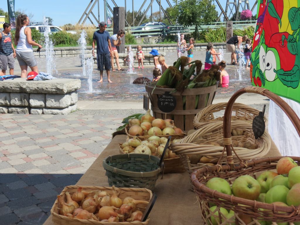 ferndale farmers market at the fountain in centennial riverwalk park 2016-08-19 discover ferndale x1024