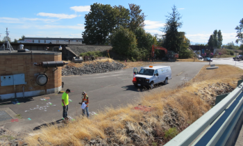 pump station 2 upgrade project begins skate board park out