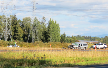 rollover fatality acciden on I-5 by NB custer rest area
