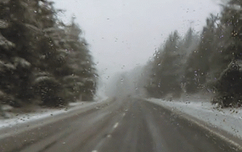 Driving north on I-5 during a brief snow event (December 5, 2016). Video: Whatcom News
