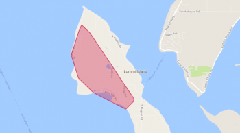 lummi island power outage map