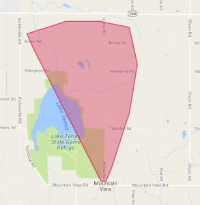 power outage map for w ferndale 2107-01-02 1800