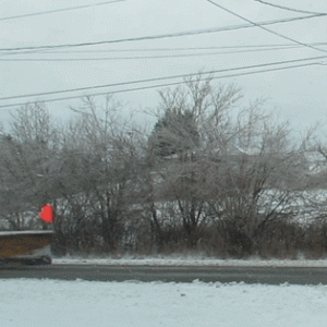 COF snow plow at work on Malloy Ave 2017-02-04