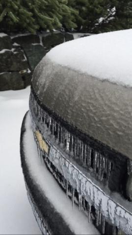 ice covered vehicle - photo r vernola