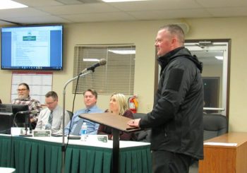 chief of police kevin turner is introduced to ferndale city council 2017-02-06