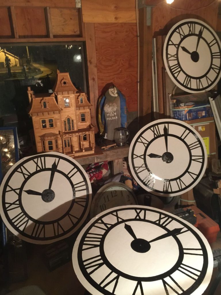clock tower clock faces sent in by Art Rojsza